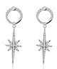 INARI SHINES 925 Silver Star Burst Drop Earrings| Studs| Gift for Women & Girls - 1.9 g