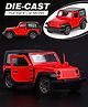 Toysire Thar Metal Alloy Pull Back Car Diecast Electronic Toys with Openable Doors Toys for Kids(Red)