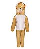 RAJ FANCY DRESSES Full Sleeves Lion Animal Theme Costume Dress - Brown & White