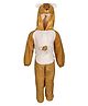 RAJ FANCY DRESSES Full Sleeves Kangaroo Animal Theme Costume Dress  - Brown & Off White