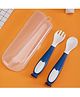Cozy Vibes Children Learn Eating Baby Training Practice Tableware Twist Bendable Fork Spoon Silicone Soft Spoon Set - Pack of 1 - Color May Vary