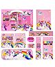 Bunie Unicorn Theme Stationary Kit Set for Kids, Boys and Girls