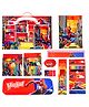 Bunie Cartoon Theme Stationary Kit Set for Kids, Boys and Girls - Red