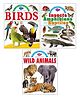 Sawan My First Board Book Series Birds Wild Animals Insects Amphibians & Reptiles Set of 3 - English