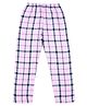 Funkrafts Cotton Woven Checked  Pajama - Pink & Blue