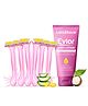 LetsShave Evior Bikini Razor  with Evior Body Lotion Pack of 7 - 100ml