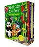 LT: What Can You See Lets Peep Inside - 4 Books Set (Board Book)