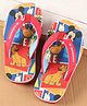 Cute Walk by Babyhug Disney Slip On Flip Flops with Back Strap Mickey Mouse Print - Red