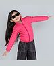 Taffykids Full Sleeves Solid Puffer Jacket - Hot Pink