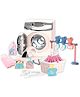 Sanjary Washing Machine with Music Light and Accessories Pretend Playset for Kids color design may vary