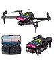 Sanjary Color LED Flight Hot Super popular Foldable Rc Drone 8K HD Dual Camera and Gps Drone with Camera color design may vary