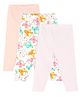 MINI KLUB Pack Of 3 Mouse Printed & Solid Leggings - Multi Colour
