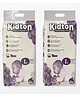 KIDTON baby Pants, Large (L) Size Baby Diaper Pants, 9 - 14 kg, Combo Pack of 2, 32 count Per Pack, 64 count, with Bubble Bed Technology for comfort