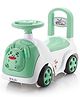 JoyRide Baby RABBIT Ride On with LED Lights & Music - Big Backrest - Under Seat Storage Utility Box - Rider for Kids - Boys - Girls