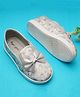boyz n galz Floral Bow Applique Detailed Casual Shoes - Grey