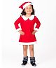 Itsmycostume Christmas Theme Full Sleeves Santa Claus Costume Set - Red