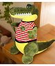 Tickles Funny Dressed Crocodile Soft Stuffed Plush Toy Animals for Kids Baby Boys Girls Birthday Gifts (Color May Vary Size: 30 cm)