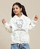 Kidsville Hello Kitty Featuring Full Sleeves Kitty Printed Hoodie - Off White
