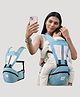 TINYBERG Cuddlehipsy Baby Carrier for 3-36 Months, 4-in-1 Ergonomic Hip Seat, Adjustable Straps, Soft Cushion, Large Storage & Phone Pocket, Up to 15kg - Baby Blue