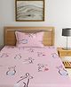 Ambra Linens Kids Bed Sheet Set, Rabbit print-Blue