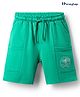 Honeyhap Premium 100% Cotton Knee Length Solid Coloured Bermuda With Bio Finish - Mint