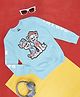 Pantaloons Junior Cotton Dog Patrol Featuring Full Sleeves Characters Printed Sweatshirt - Powder Blue
