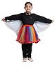 Kaku Fancy Dresses Butterfly Costume Set - Multi Colour