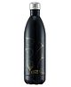 SENS Hydra Style Water Bottle Black Floral - 1000 ml