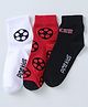 Pine Kids Ankle Length Socks with  Logo Design Pack Of 3 (Colour May Vary)
