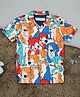 The Lion and the Fish Half Sleeves Dogs Printed Shirt - Butterscotch