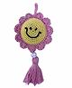 Clapjoy Handmade Crochet Smiley Key Ring - Stylish & Durable Keychain Accessory - Perfect Gift for All Ages