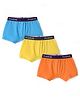 Pine Kids Cotton Elastane Knit Solid Colour Trunks Pack of 3 (Colour May Vary)