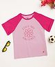 Milou Cotton Half Sleeves Bio Washed Since 1987 Printed Tee - Pink