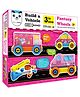 Play Panda Build A Vehicle Fantasy Wheels - 3 in 1 - A fun screw & unscrew activity for kids