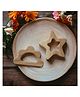 neemtoys Beautiful Set of 2 Neem Wooden Teethers- Star & Cloud Shapes