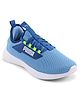 PUMA Lace Up Casual Shoes with PUMA Print - Light Blue