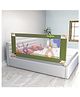 BAYBEE Baby Bed Rail Guard for Baby Toddlers Safety -  Portable Kids Bed Rail Safeguard Fence with 28 Adjustable Height | Foldable Single Side Bed Protector for Newborn Baby (Dark Green -  200x80cm)