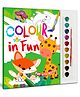 Colour in Fun Water Colouring Pad: Exciting Water Colouring with Colouring Book, Water Colours and Paint Brush (Green)