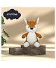 GOLDENHUB TOYS Plush Brown Fox Soft Toy, 25 cm