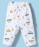 Child World Interlock Knit Full Length Lounge Pant with Jungle Theme Print - Yellow