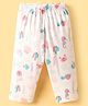 Child World Interlock Knit Full Length Legging With Sea Life Theme - White