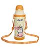 Youp Stainless Steel Yellow Color Unicorn theme Kids Insulated Sipper Bottle WINNER - 500 ml