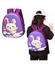 Bembika Height 10 Inches School Bag The Perfect Children Backpack For Kids Compact Stylish Backpack For Kids Exceptional-Quality Kids Kindergarten Backpack and Travel Backpack- (Rabbit|Purple)