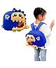 Bembika Height 10 Inches School Bag The Perfect Children Backpack For Kids Compact Stylish Backpack For Kids Exceptional-Quality Kids Kindergarten Backpack and Travel Backpack- (Little Dinosaur|Blue)