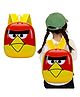 Bembika Height 10 Inches School Bag The Perfect Children Backpack For Kids Compact Stylish Backpack For Kids Exceptional-Quality Kids Kindergarten Backpack and Travel Backpack- (Angry Bird Theme)
