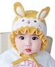 Babymoon Rabbit Designed Hat - Yellow