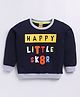 Kidcity Cotton Looper Full Sleeves Typography Printed Sweatshirt - Multi Colour