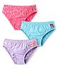 HoneyHap Disney Cotton Lycra Knit Panties with Minnie Mouse Graphics  Pack Of 3 -  Pink Lilac &  Blue