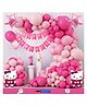 Bubble Trouble Hello Kitty Theme First 1st Birthday Decoration Items For Girls Party Decoration Kit Balloon Combo Pack Of 109 Pcs Pink Magenta