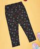 Pantaloons Junior Bunny Printed Leggings - Black